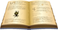A page from the Book of Prophecies describing a Shadow.