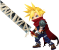 Cloud's battle sprite.